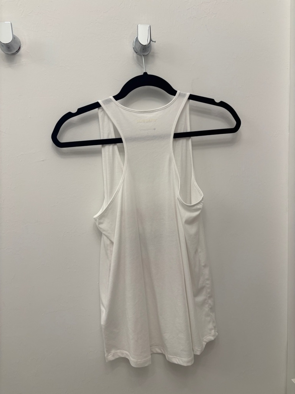 Pure Barre White Tank Top with Red, Black & Pink LOVE Graphic - Picture 2 of 7